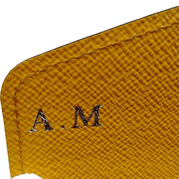 354233AO (G4) Louis Vuitton Wallet Long Portefeuille Yellow Epi Leather w/Box - Picture 8 of 10